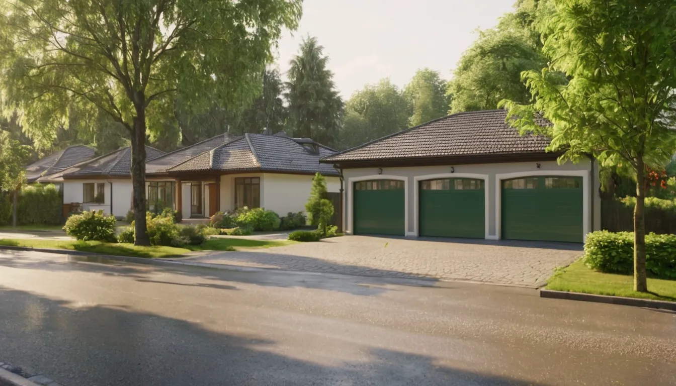 A bungalow with a garage door on a quiet street in Aurora